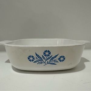 Early 1960s Corning WareCornflower Blue casserole